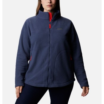 Columbia Ženske Jakne - Northern Reach Full Zip Sherpa Fleece Plus Size Tamnoplave | LEVM-46581